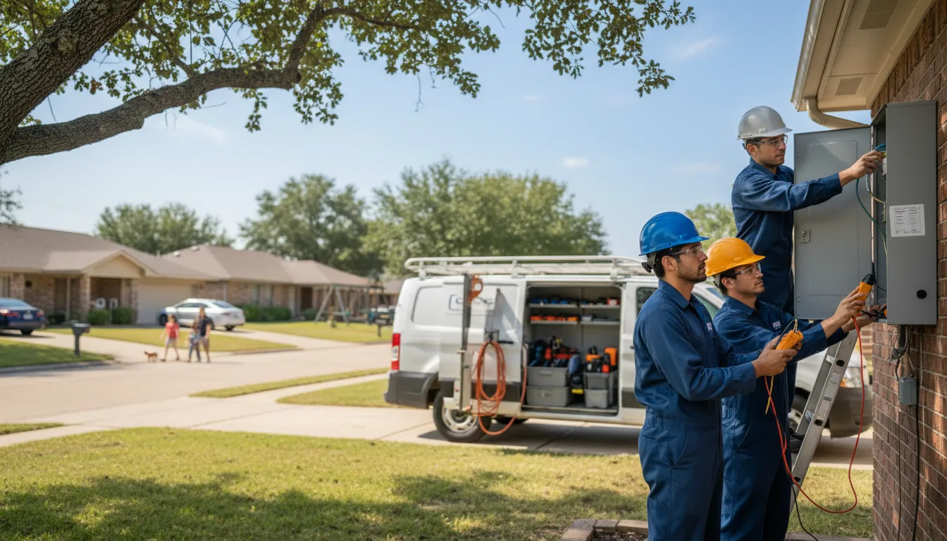 Certified electrician providing emergency electrical services in Newton Hamilton, PA